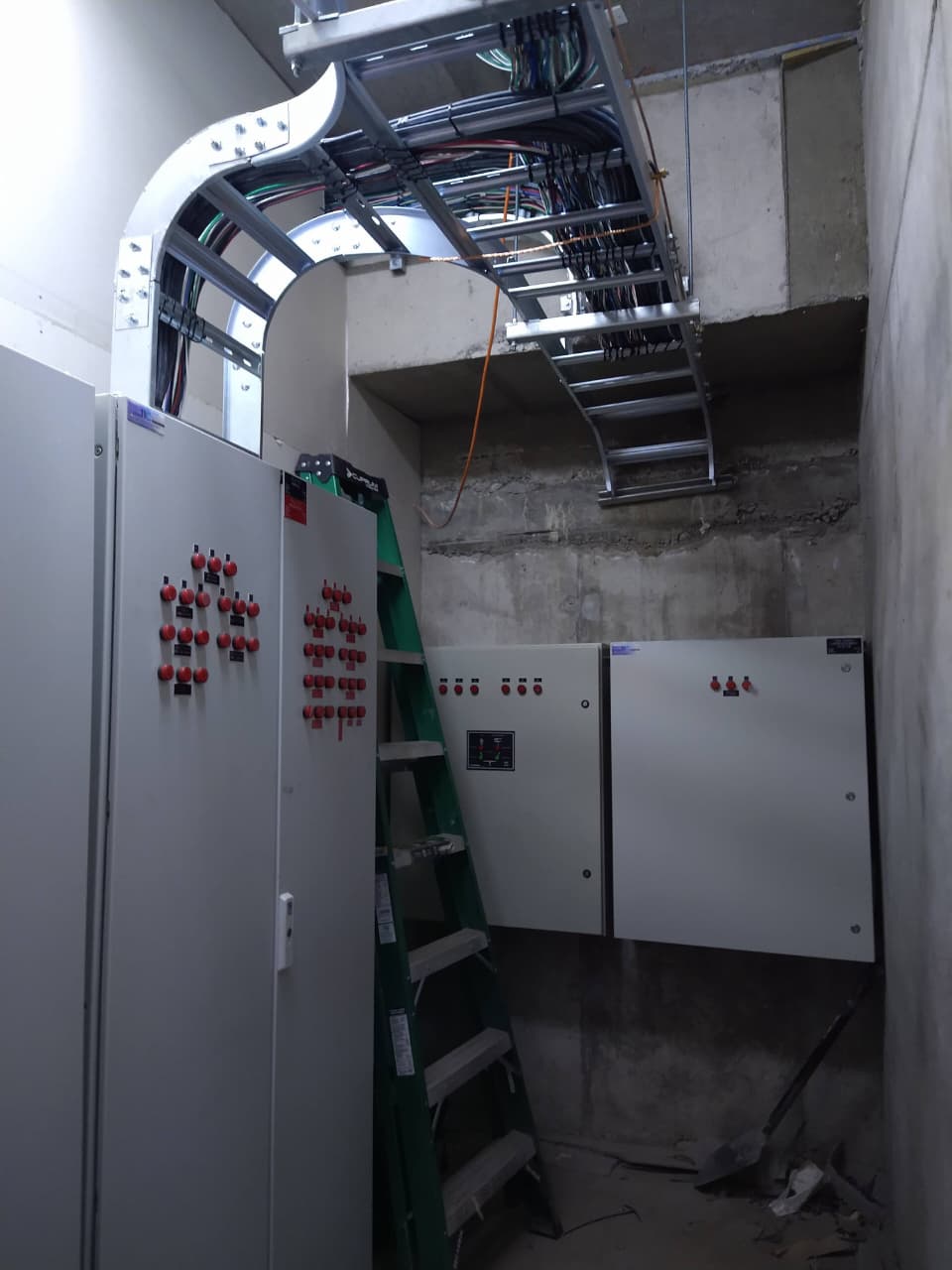 Sala eléctrica profesional